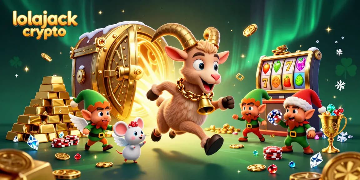Experience the thrill at lolajack crypto casino, where festive chaos meets winning potential amidst sparkling treasures.