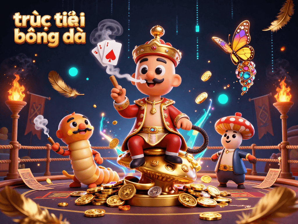 Watch trực tiếp bóng đá with engaging visuals from a lively casino-themed scene.
