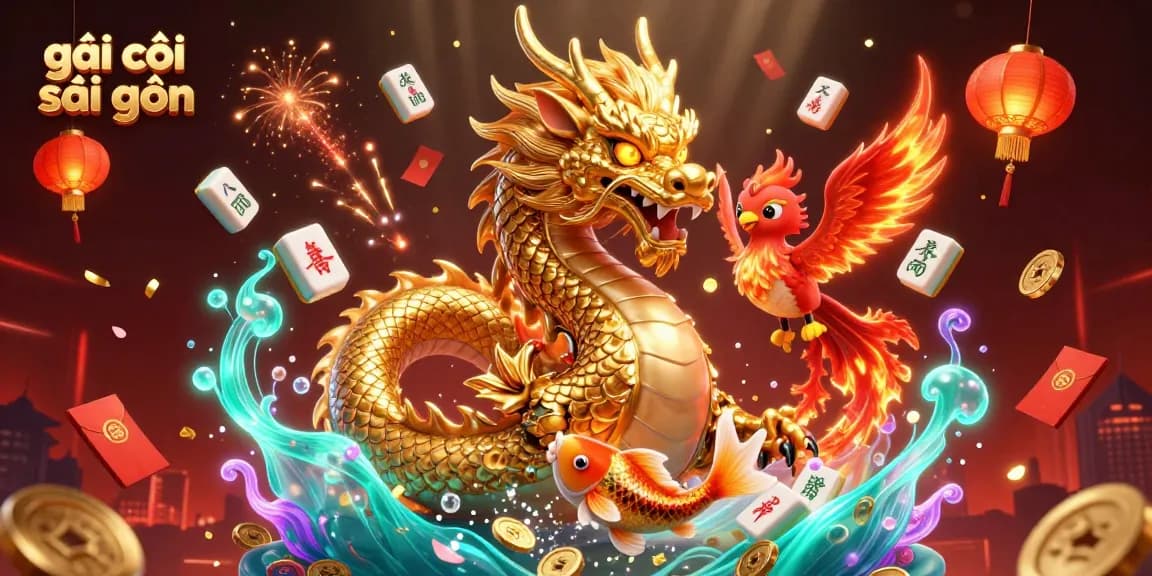 Experience the excitement of gái gọi sài gòn with dazzling 3D illustration showcasing vibrant casino elements.