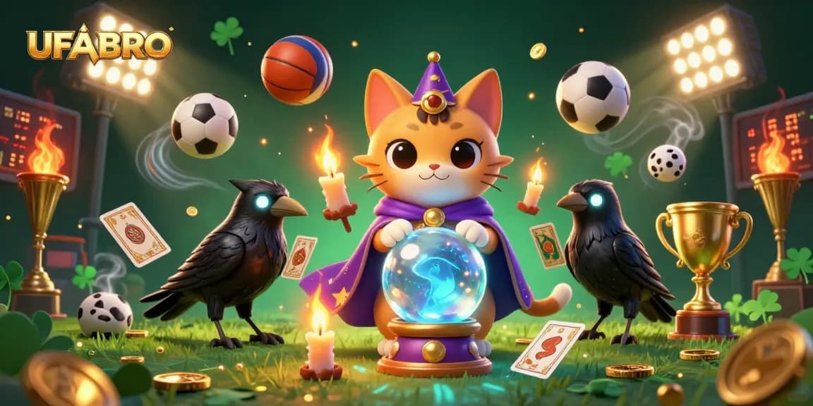 UFABRO platform showcases dynamic betting with immersive casino elements and animated characters.