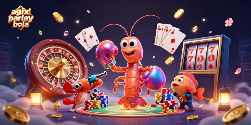 Experience thrilling moments with agen mix parlay bola amidst vibrant casino excitement.