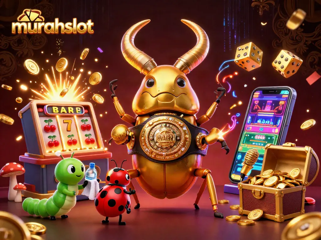 Berpartisipasi dalam permainan slot terbaik murahslot dengan simbol keberuntungan yang bersinar.