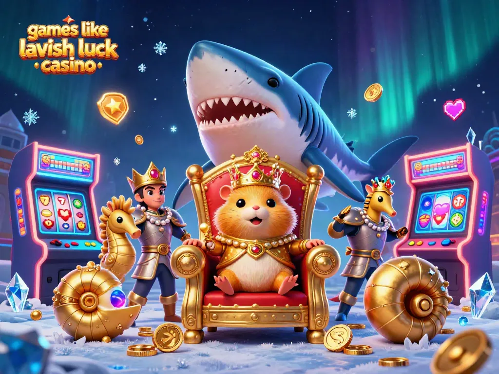 Play exciting games like lavish luck casino in a vibrant and dynamic cartoon casino world.
