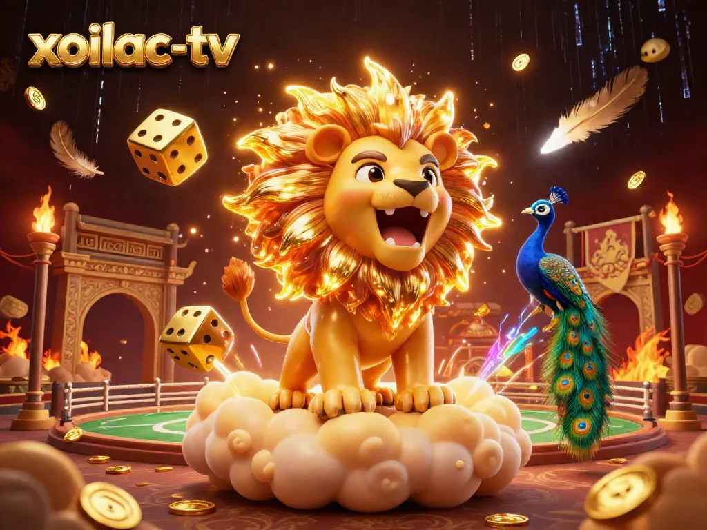 Experience thrilling sports betting action with xoilac-tv as vibrant characters illuminate the gaming scene.