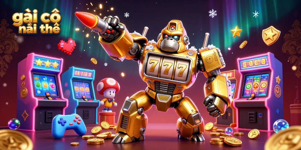 Experience the thrill of gambling with the dynamic 3D illustration featuring gái gọi cần thơ and vibrant slot design elements.