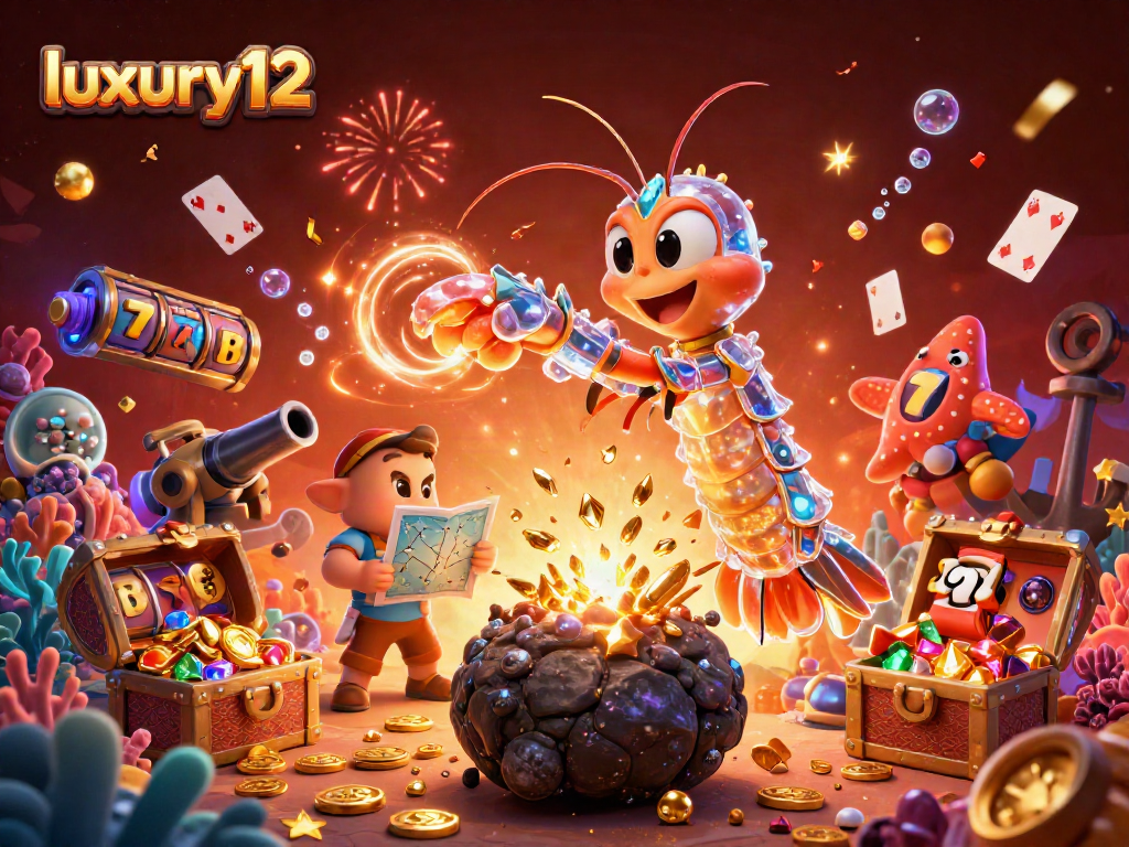 Play an exhilarating game at luxury12 with vibrant slots and winning jackpots amidst underwater treasures.
