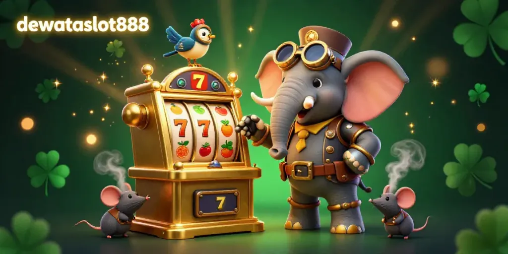 Menangkan jackpot di dewataslot888 dengan mesin slot emas dan simbol keberuntungan!