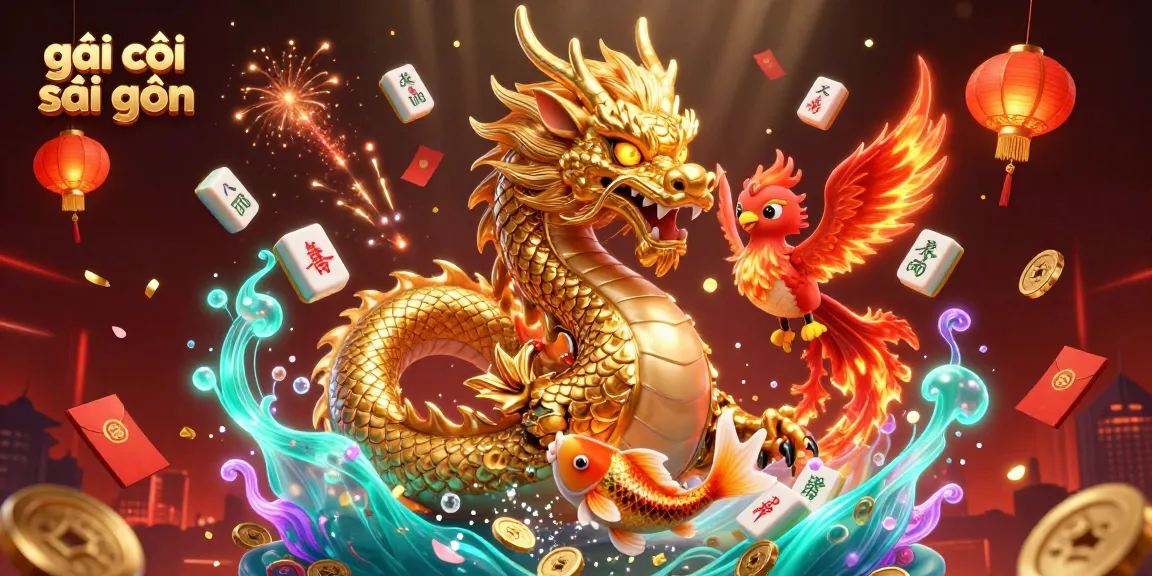 Experience the excitement of gái gọi sài gòn with dazzling 3D illustration showcasing vibrant casino elements.