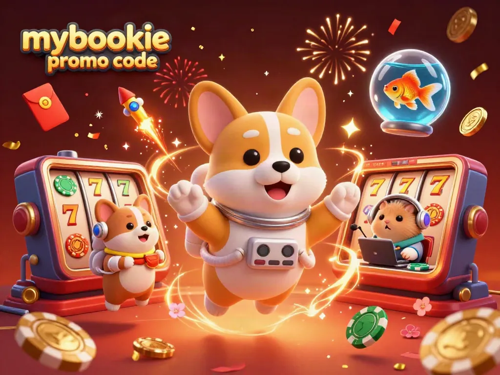 Join the fun with MyBookie promo code for exciting bonuses and casino action amidst a cosmic casino adventure.