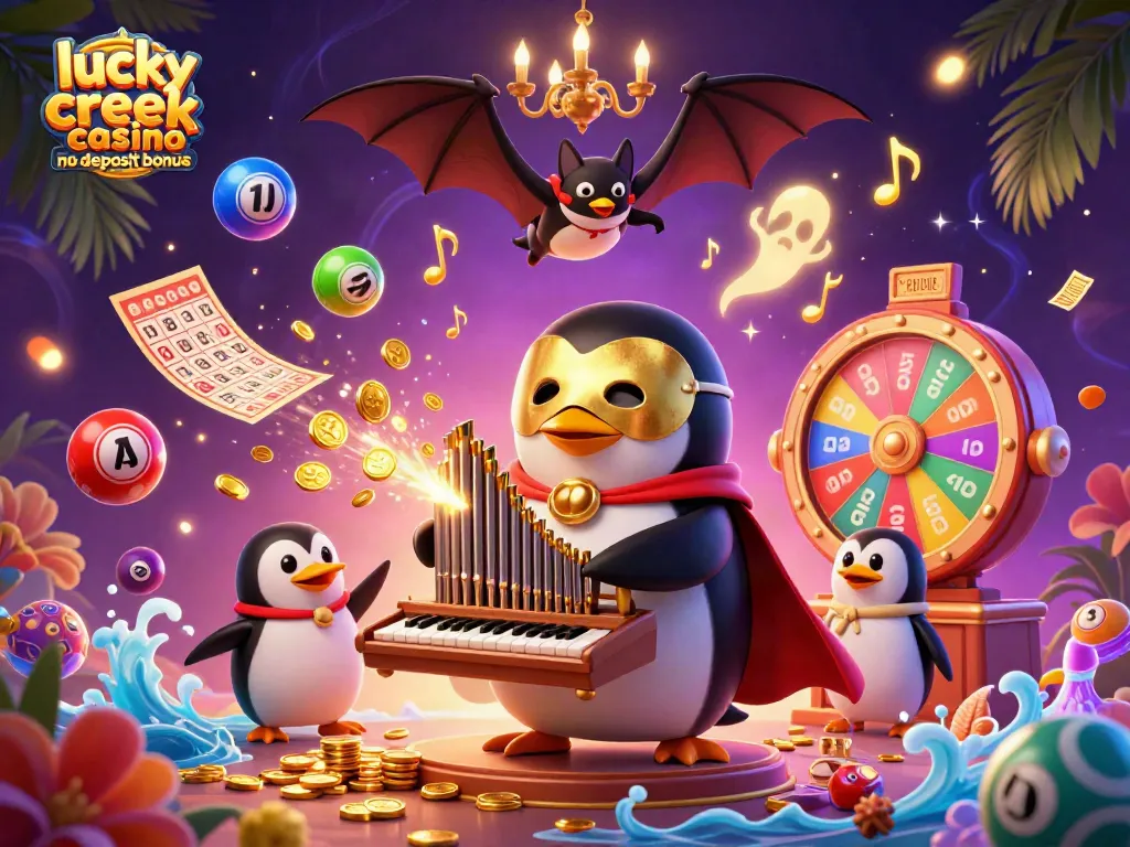 Claim your lucky creek casino no deposit bonus while enjoying an exciting game scene with vibrant visuals.