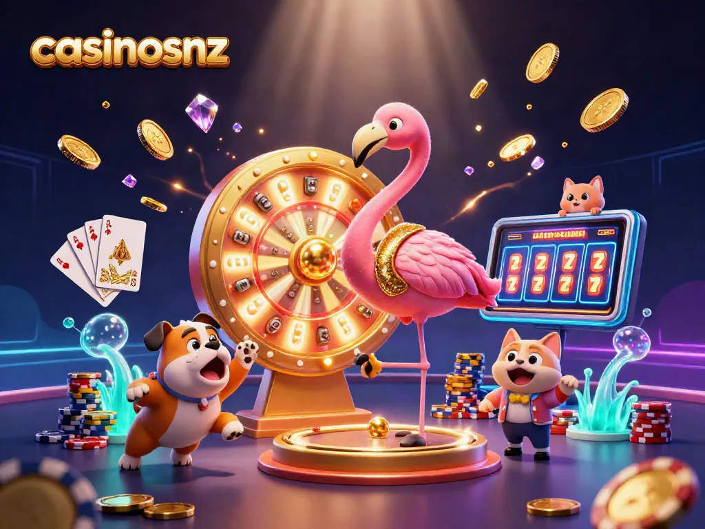 Spin the prize wheel at casinosnz with thrilling games and vibrant characters