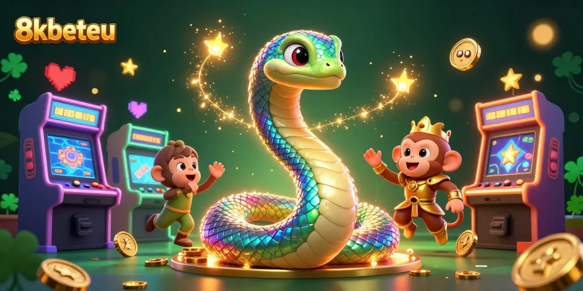 Play and win with 8xbeteu's enchanting casino experience featuring vibrant characters and game elements.