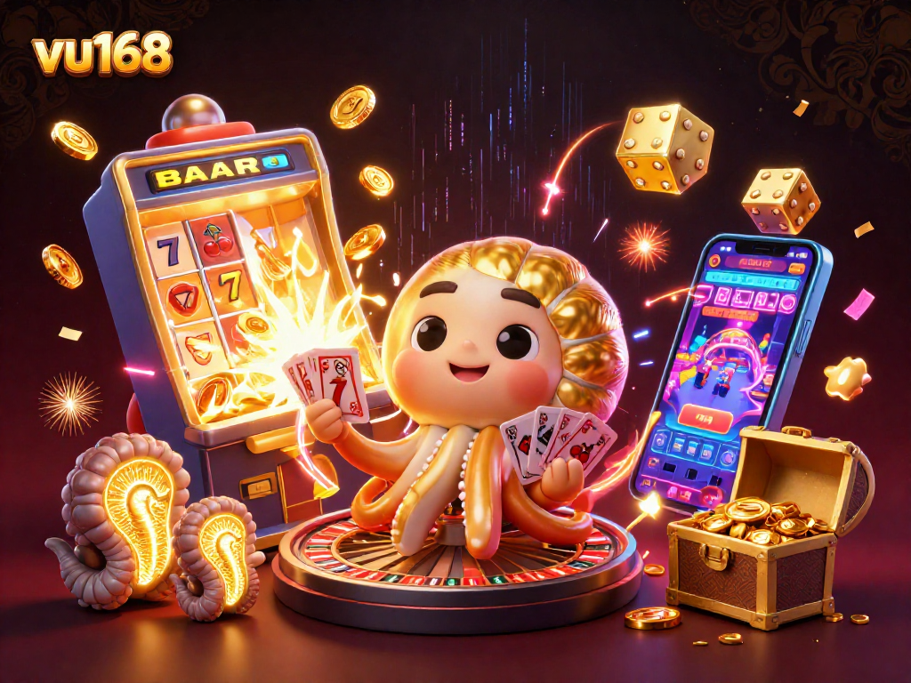 Experience exciting gameplay at vu168 with an ancient nautilus roulette wheel and dynamic casino elements.