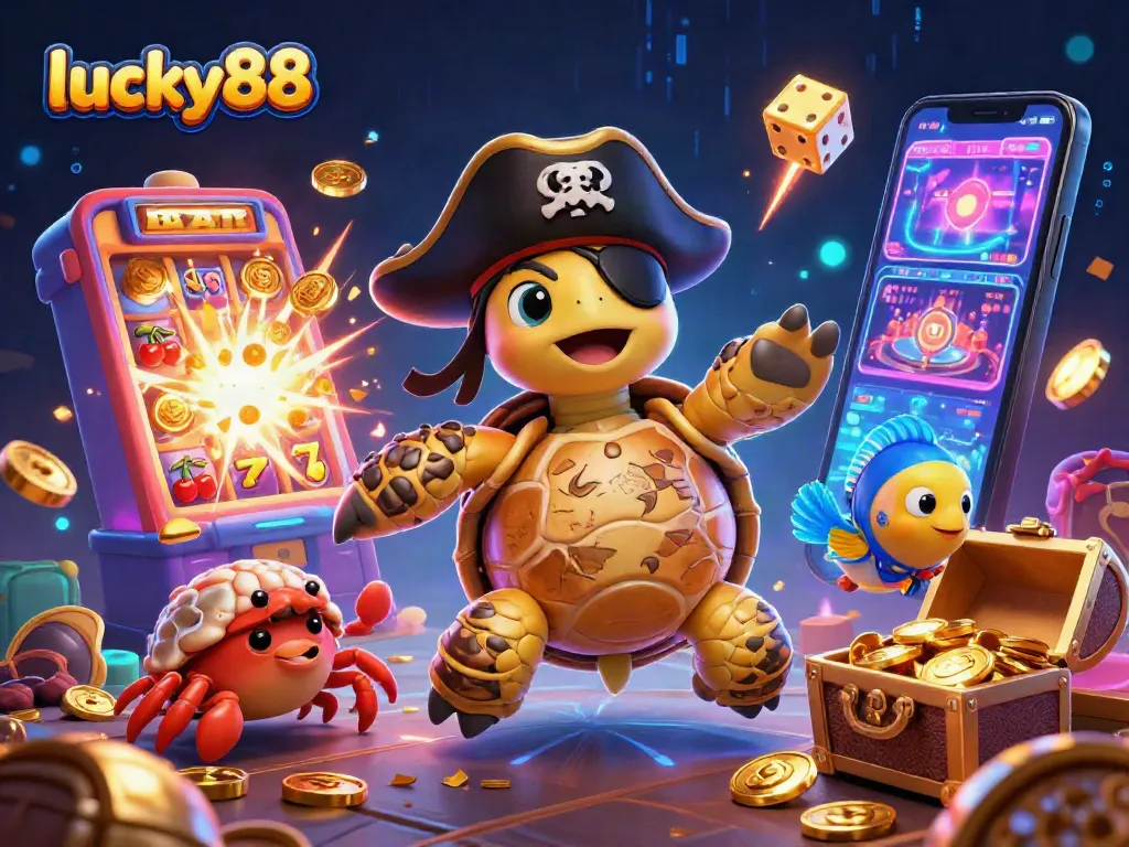 Spin the lucky88 slot machine for thrilling casino adventures with pirate characters and treasure elements.